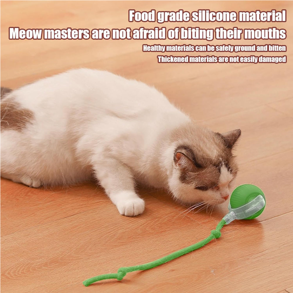 EliteSphere™ | AI-Powered Auto-Rolling Cat Ball - Interactive Obstacle Avoidance Toy