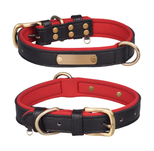 EliteArtisan™ | Genuine Leather Pet Walking Set - Soft-Padded & Durable Retro Design