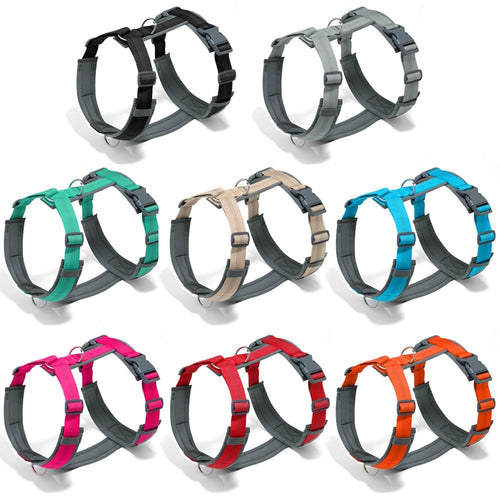 AuraGuard™ Active-Harness | Ergonomic Vest-Style Leash Set – Breathable High-Control Gear for Dogs & Puppies