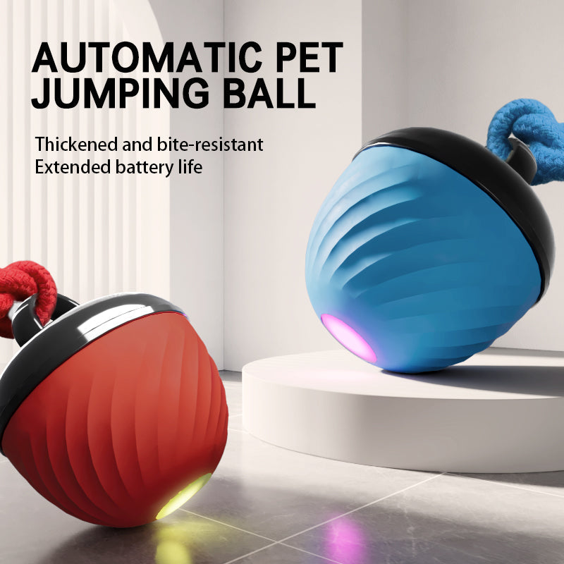 EliteAction™ | Multi-Surface Moving Pet Ball - USB Rechargeable Interactive Hunter