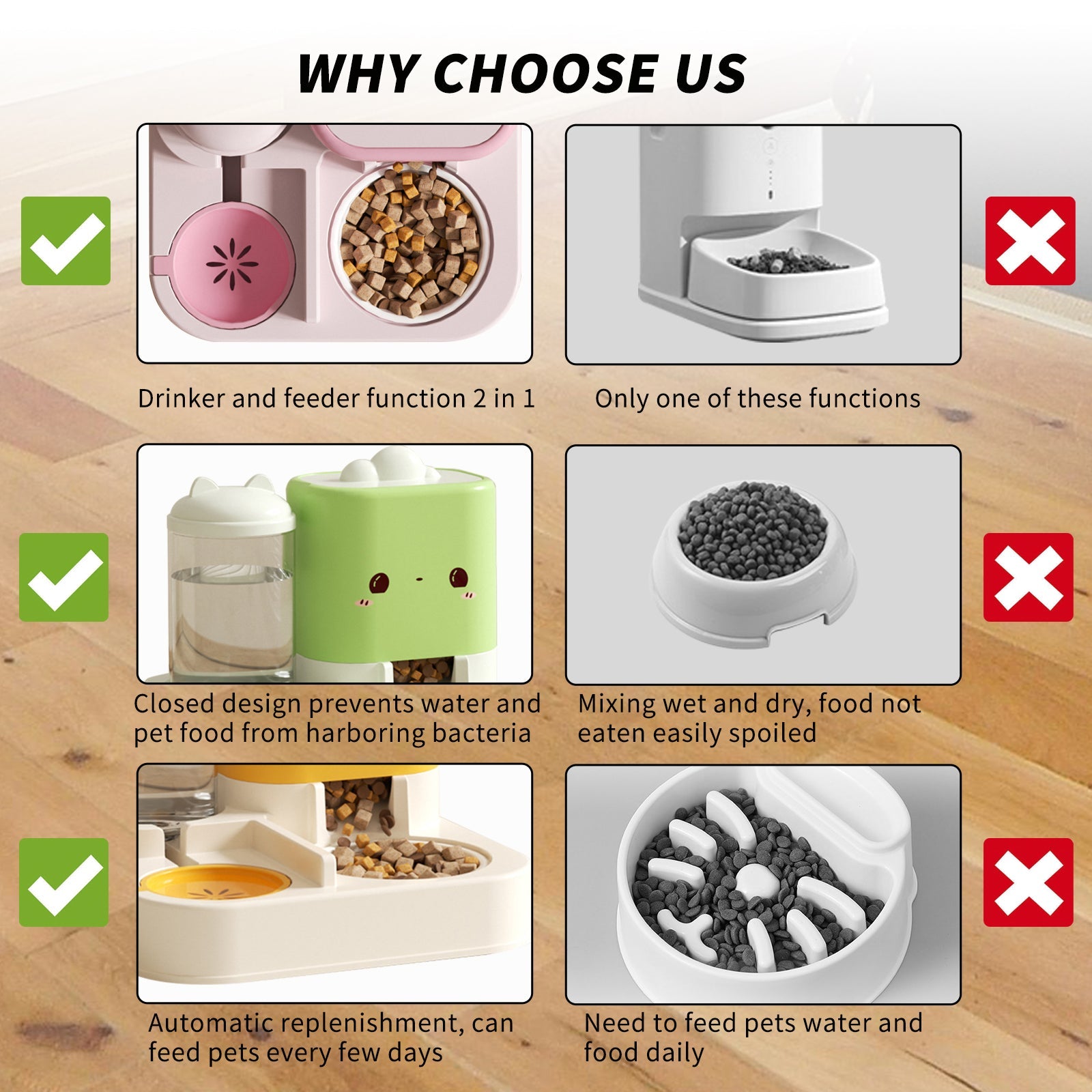 PetPastel™ | Cute-Comfort Automatic Water & Food Station