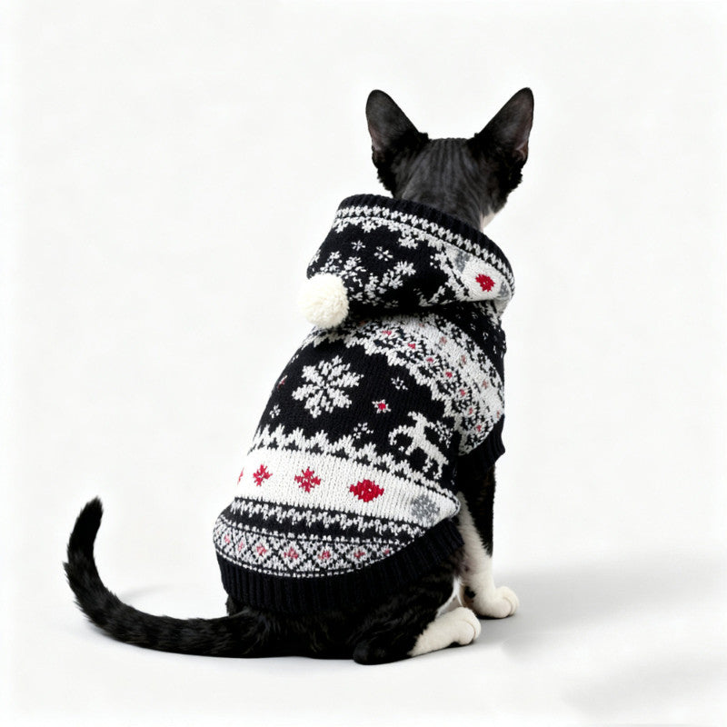 EliteRex™ | Holiday Festive Knitwear - Specialized Warmth for Devon, Siamese & Abyssinian Cats