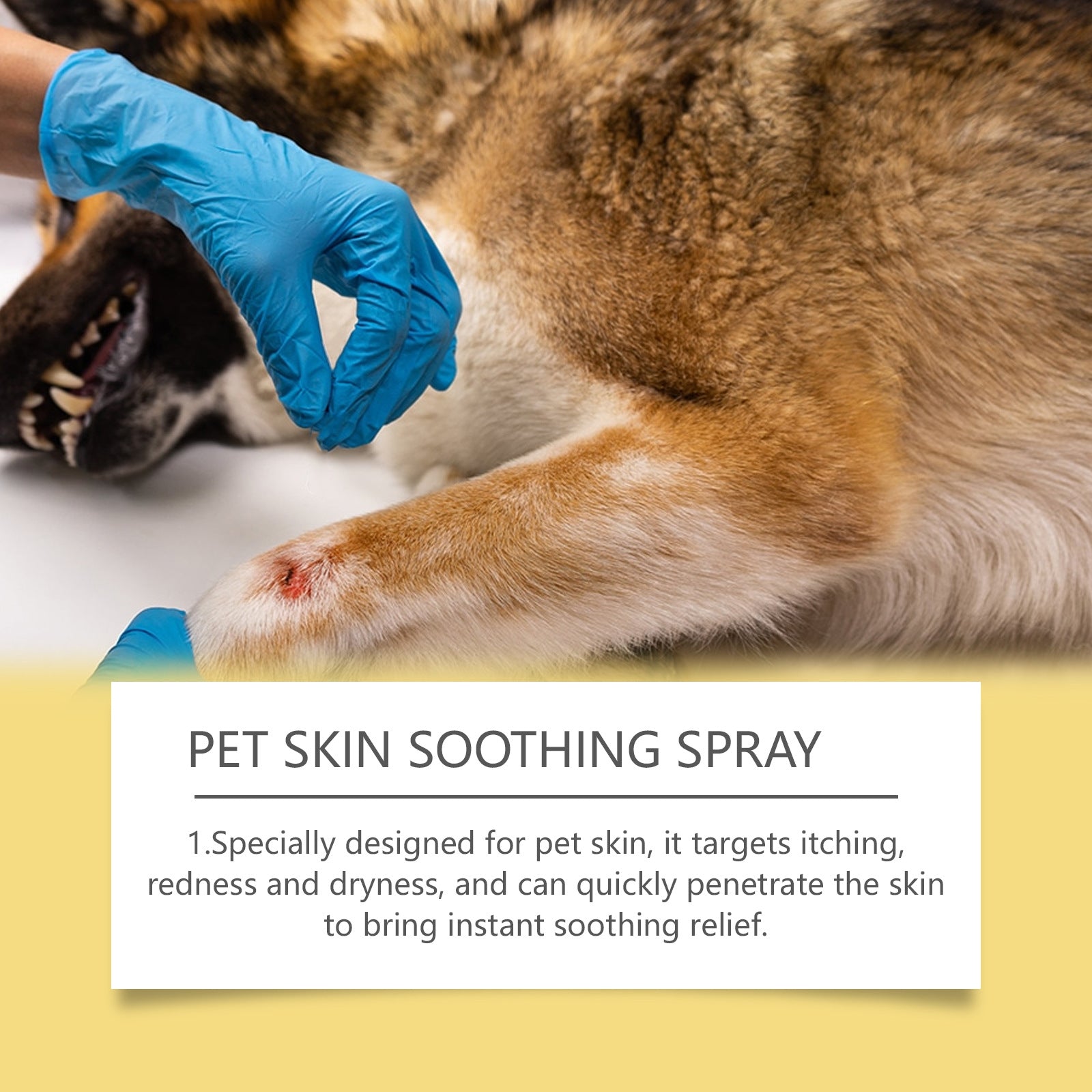 EliteDerm™ | Advanced Pet Skin Recovery Spray - Non-Irritating Allergy & Itch Relief