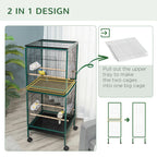 EliteFlight™ 55 | High-Capacity Indoor Bird Mansion - Multi-Tier Canary & Conure Habitat