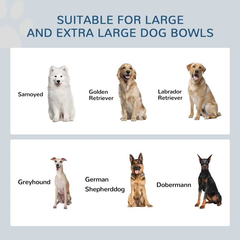 AuraEstate™ Executive-Suite | Elevated Dog Feeding Cabinet – Professional Storage Hub with Orthopedic Dining Height & Anti-Choke Mat