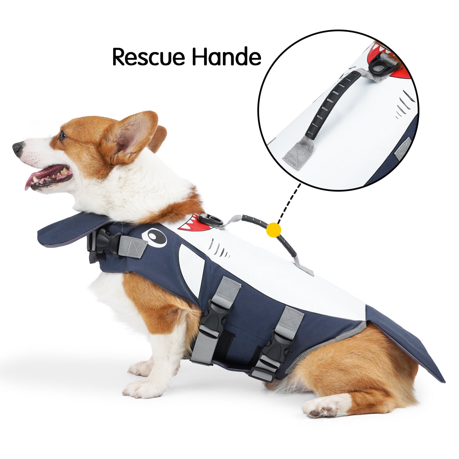 EliteFloat™ | Reflective Pet Safety Vest - Heavy Duty Buoyancy Life Jacket for Dogs