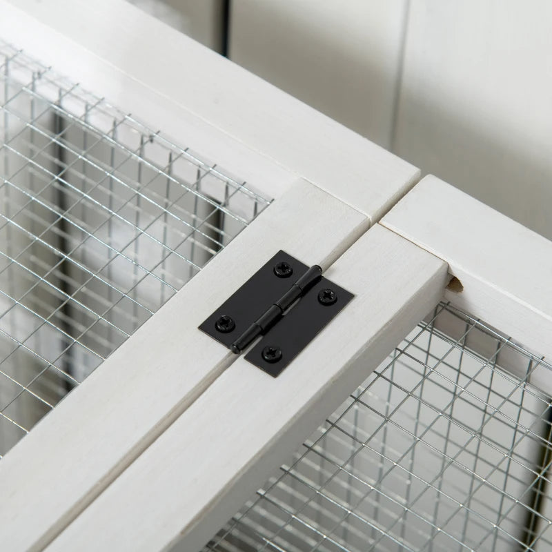EasyGlide™ | 2-Story Small Animal Hutch with Pull-Out Tray