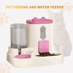 EliteFlow™ | Smart Duo Pet Feeder - Self-Replenishing Food Dispenser & Waterer