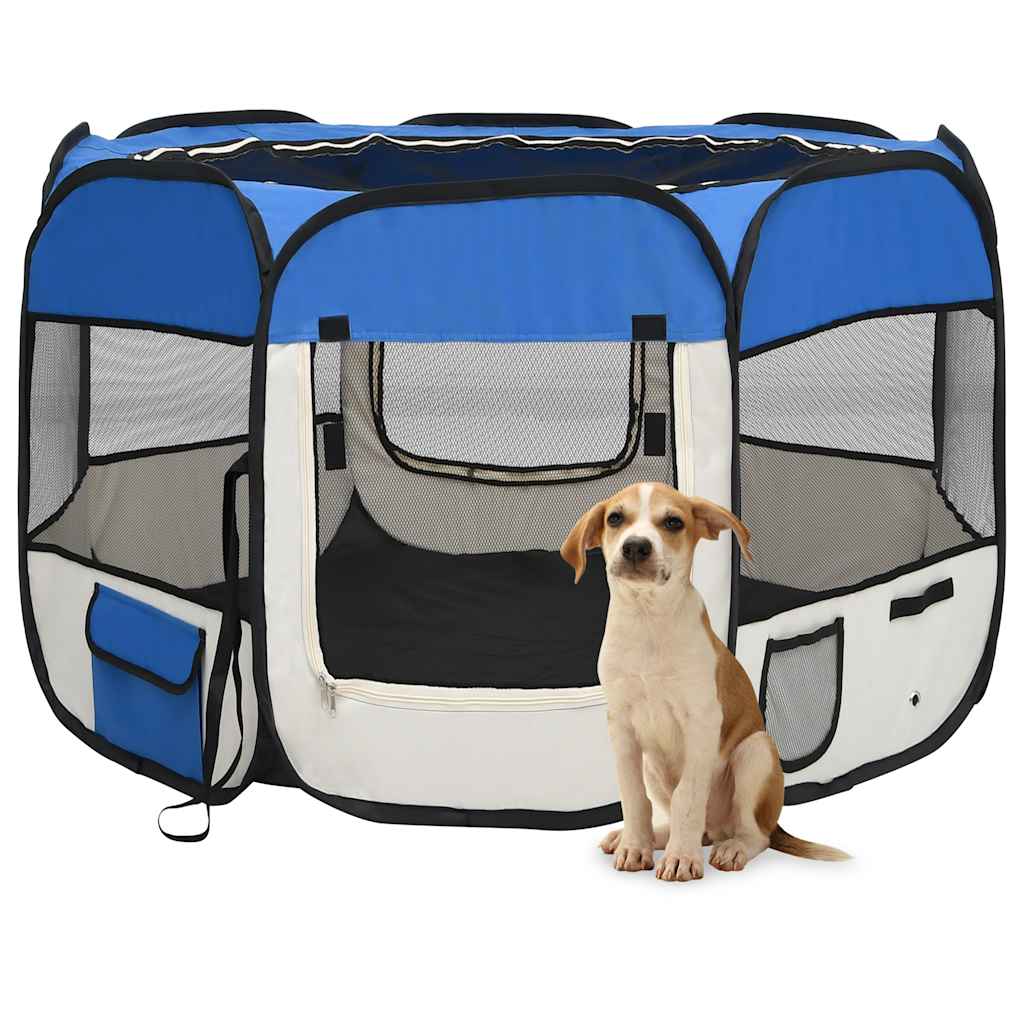 AuraGuard™ Pop-Up | Instant Folding Puppy Sanctuary – Breathable 360° Mesh Exercise Pen for Indoor & Outdoor Travel