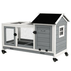 EasyGlide™ | 2-Story Small Animal Hutch with Pull-Out Tray