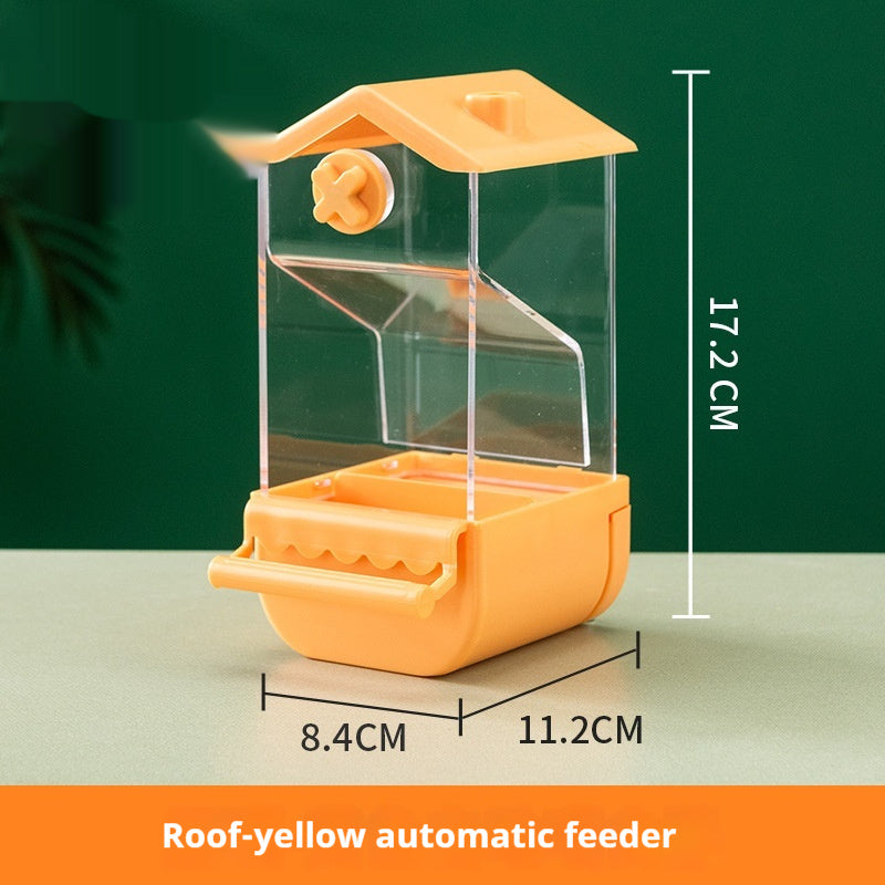 EliteFlow™ | Anti-Scatter Automatic Pet Feeder - Self-Filling & Seed-Sorting Bird Station