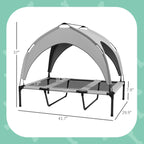 AuraEstate™ Sky-Breeze | Anti-Anxiety Elevated Dog Bed – Self-Cooling Heavy Duty Cot for Indoor & Outdoor Use
