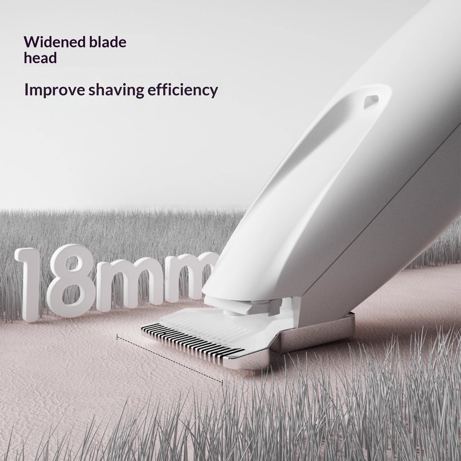 AuraPure™ Whisper-Shave | Narrow-Head Pet Detail Trimmer – Low-Noise Electric Groomer for Sensitive Areas