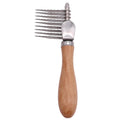 AuraPure™ Velvet-Groom | Precision Pet Brush – Gentle Loose Fur & Knot Extractor with Ergonomic Skin-Safe Bristles