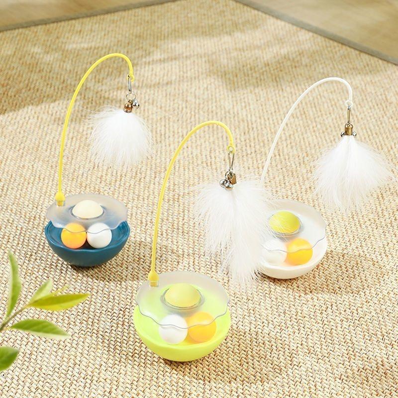 EliteBalance™ | 2-in-1 Treat Leaking Ball - Interactive Gravity Tumbler for Cats