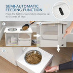 AuraEstate™ Executive-Suite | Elevated Dog Feeding Cabinet – Professional Storage Hub with Orthopedic Dining Height & Anti-Choke Mat