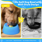 AuraPlay™ Zen-Sphere | Spherical Enrichment Licking Bowl – Anti-Anxiety Slow Feeder for Yogurt & Bone Broth