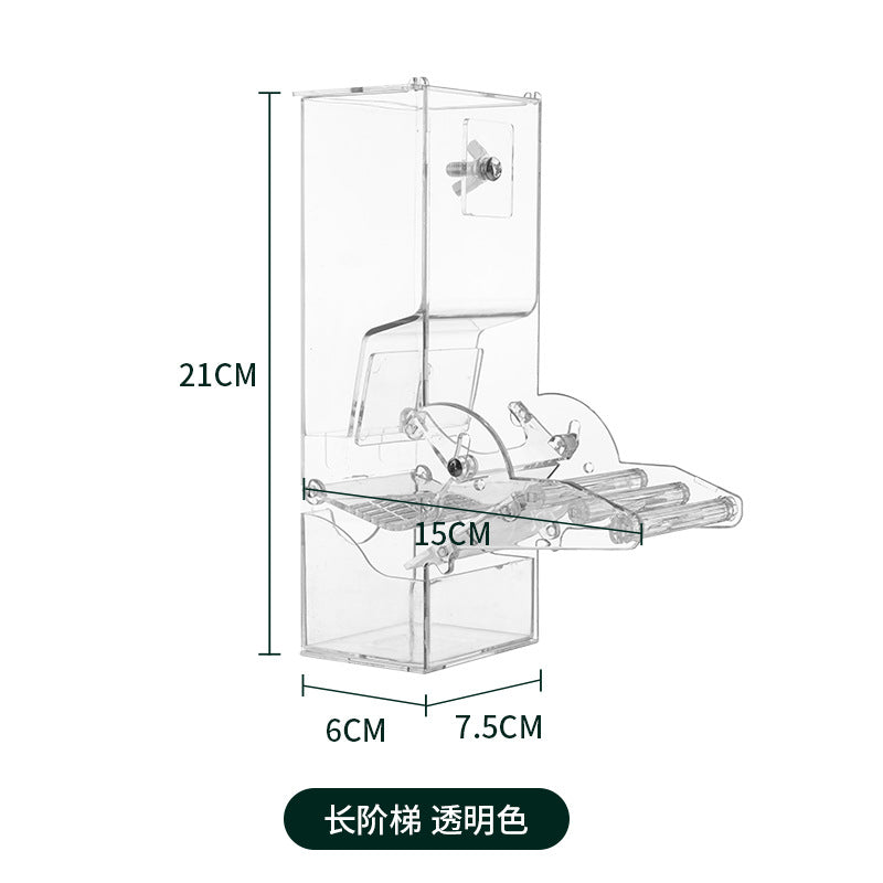 EliteFlow™ | Anti-Scatter Automatic Pet Feeder - Self-Filling & Seed-Sorting Bird Station