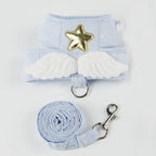 AuraGuard™ Seraphim | Soft-Mesh Angel Wing Harness – Secure Travel Set for Cats & Kittens