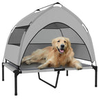 EliteExplorer™ | Raised Pet Cot & Sun-Shield - All-Terrain Travel Bed