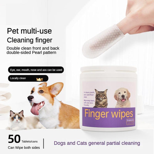 AuraDental™ | 3-in-1 Healing Finger Wipes - Breath Freshener & Total Hygiene Solution