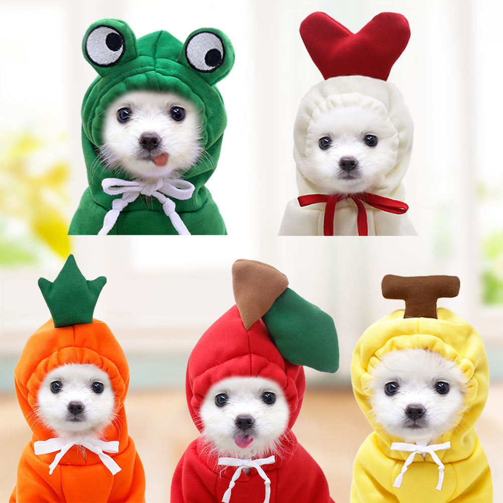 EliteSnug™ | Ultra-Soft Fruit Pet Hoodie - Premium Winter Fleece Outfit