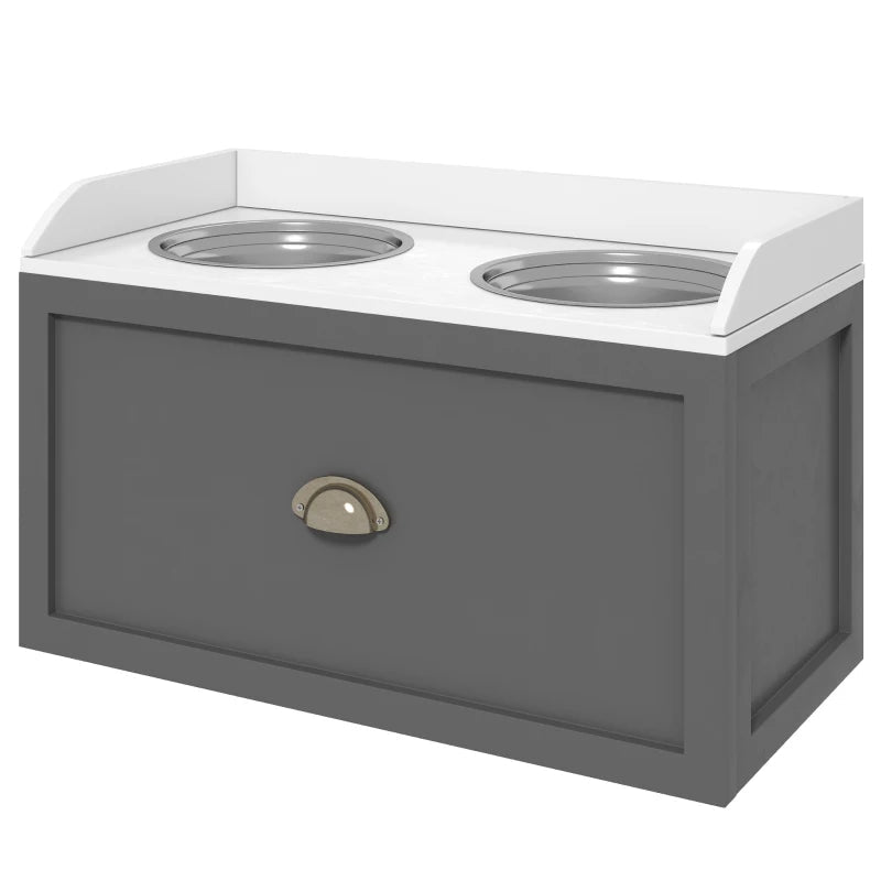 AuraPure™ Master-Feeder | Professional Elevated Station with Hidden Storage – Dual Large-Capacity Bowls for Maximum Comfort & Order