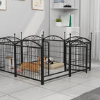 EliteFlow™ | Portable Pet Exercise Barrier - 8-Panel Secure Playpen for Puppies & Small Pets