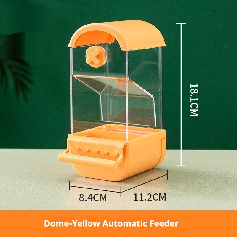 EliteFlow™ | Anti-Scatter Automatic Pet Feeder - Self-Filling & Seed-Sorting Bird Station