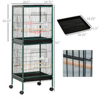 EliteFlight™ 55 | High-Capacity Indoor Bird Mansion - Multi-Tier Canary & Conure Habitat