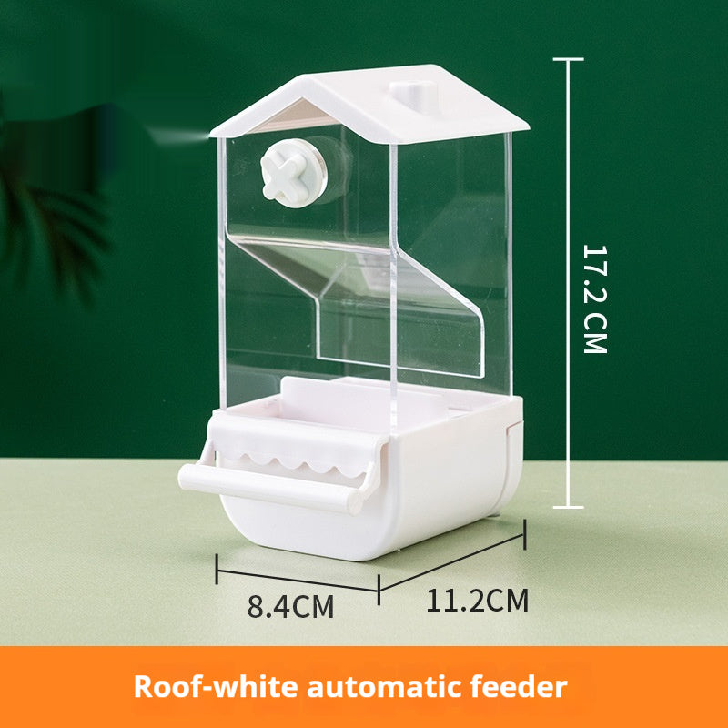 EliteFlow™ | Anti-Scatter Automatic Pet Feeder - Self-Filling & Seed-Sorting Bird Station