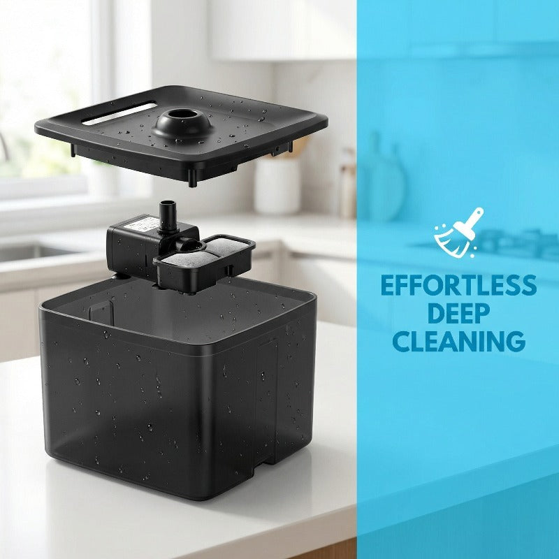 ElitePure™ | 3800ML Silent Water Spring - Advanced USB-Powered Fresh Flow Fountain