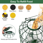 EliteSteel™ Songbird Feeder | Industrial-Grade Metal Hanging Feeder with 4 Precision Ports