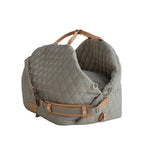 AuraGuard™ Sky-Lite | Ultra-Portable Folding Cat Carrier – Ergonomic Travel Crate with Security Lock & Shoulder Strap