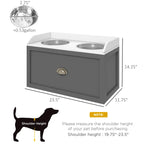 AuraPure™ Master-Feeder | Professional Elevated Station with Hidden Storage – Dual Large-Capacity Bowls for Maximum Comfort & Order