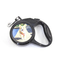 AuraSnapshot™ | Personalized Picture Dog Leash - Ultra-Smooth Retractable Flat Rope Edition