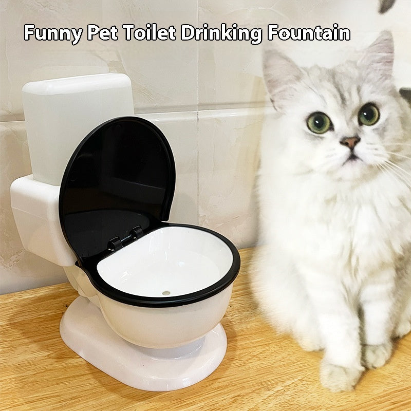 EliteToilet™ | The Original Cat Toilet Waterer - Battery-Free Automatic Flow Fountain