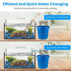 EliteVacuum™ | Adjustable Electric Fish Tank Cleaner - Cordless Maintenance System