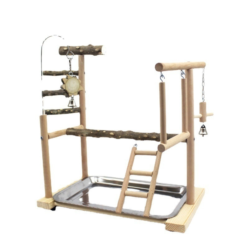 EliteRoost™ | Wild Zanthoxylum Wood Stand - Natural Texture Perch for Healthy Beaks & Claws