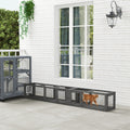 AuraEstate™ Infinity-Tunnel | Professional Modular Wood Cat Habitat – Customizable Outdoor Connector & Play System