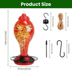 EliteNectar™ | Premium Hand-Crafted Hummingbird Oasis - Includes Ant Moat & Hanging Kit