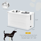 AuraEstate™ Executive-Suite | Elevated Dog Feeding Cabinet – Professional Storage Hub with Orthopedic Dining Height & Anti-Choke Mat