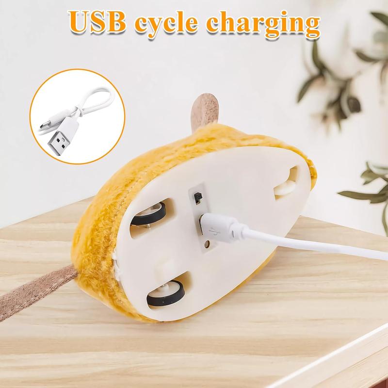 EliteSqueak™ | 3-in-1 Automatic Motion Mouse - Chirping & Feather Tail Interactive Toy