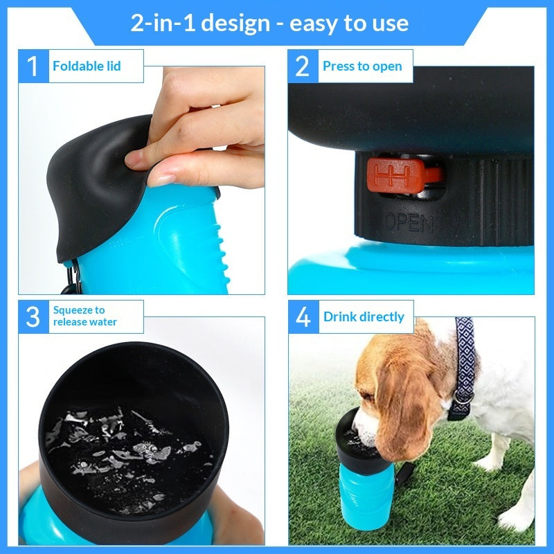 EliteGulp™ | Quick-Hydrate Squeeze Bottle - Leak-Proof Portable Travel Fountain