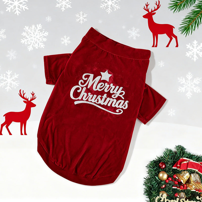 EliteYuletide™ | Christmas Spirit Pet Hoodie - Cozy Warmth for Holiday Celebrations