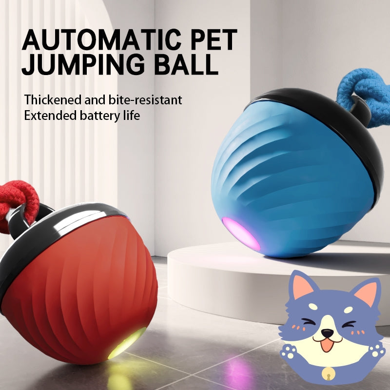 EliteAction™ | Multi-Surface Moving Pet Ball - USB Rechargeable Interactive Hunter