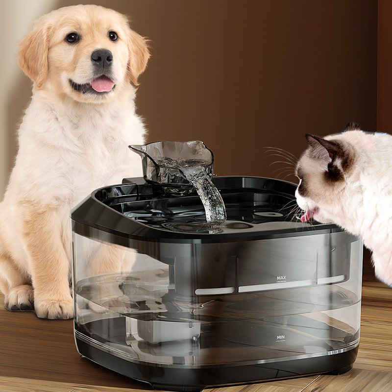 EliteCrystal™ | Smart Automatic Water Spring - Advanced 5-Layer Filtration Pet Fountain