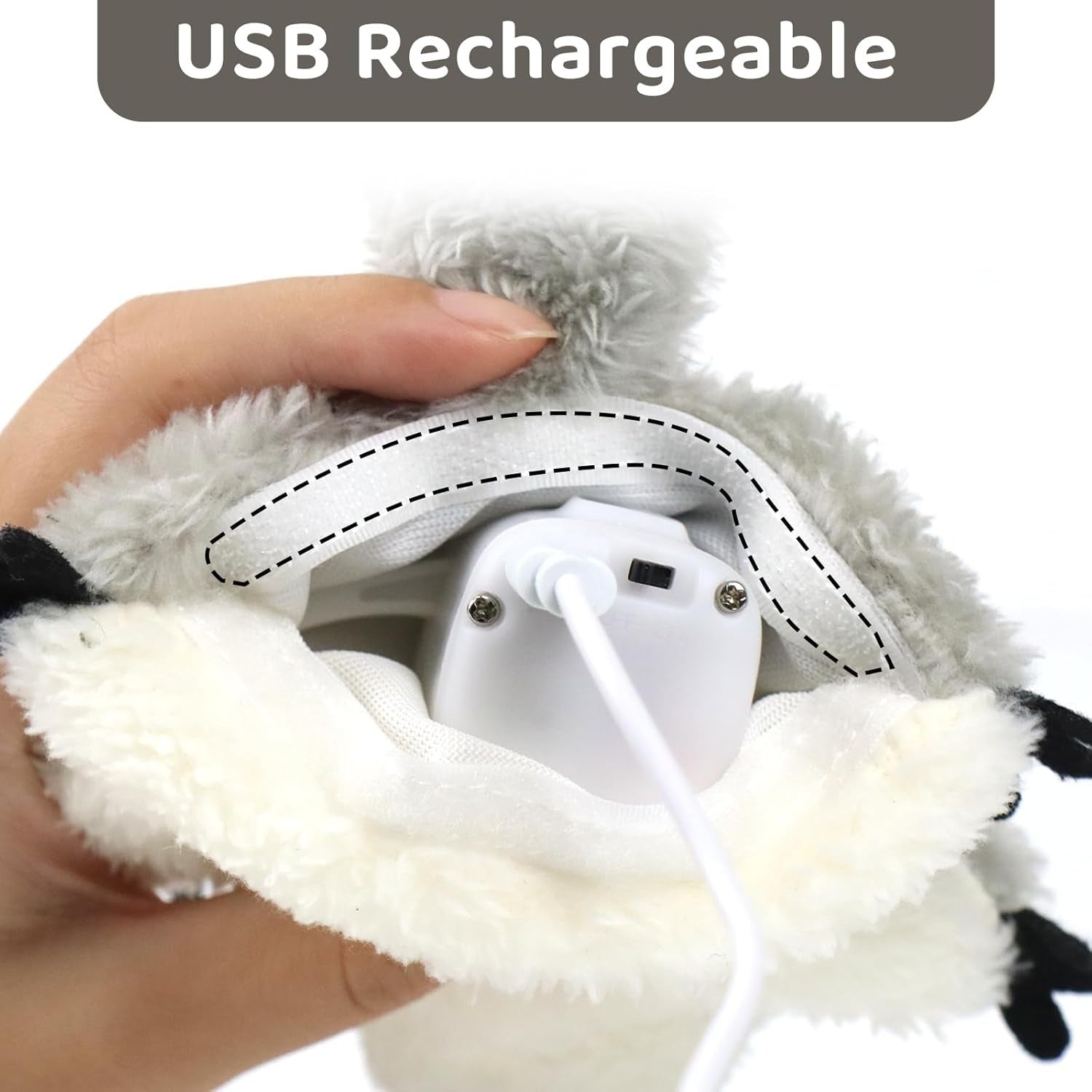AuraPlay™ Kinetic Squirrel | Touch-Responsive USB Rechargeable Kicker – Plush Prey-Mimicking Toy for All Breeds