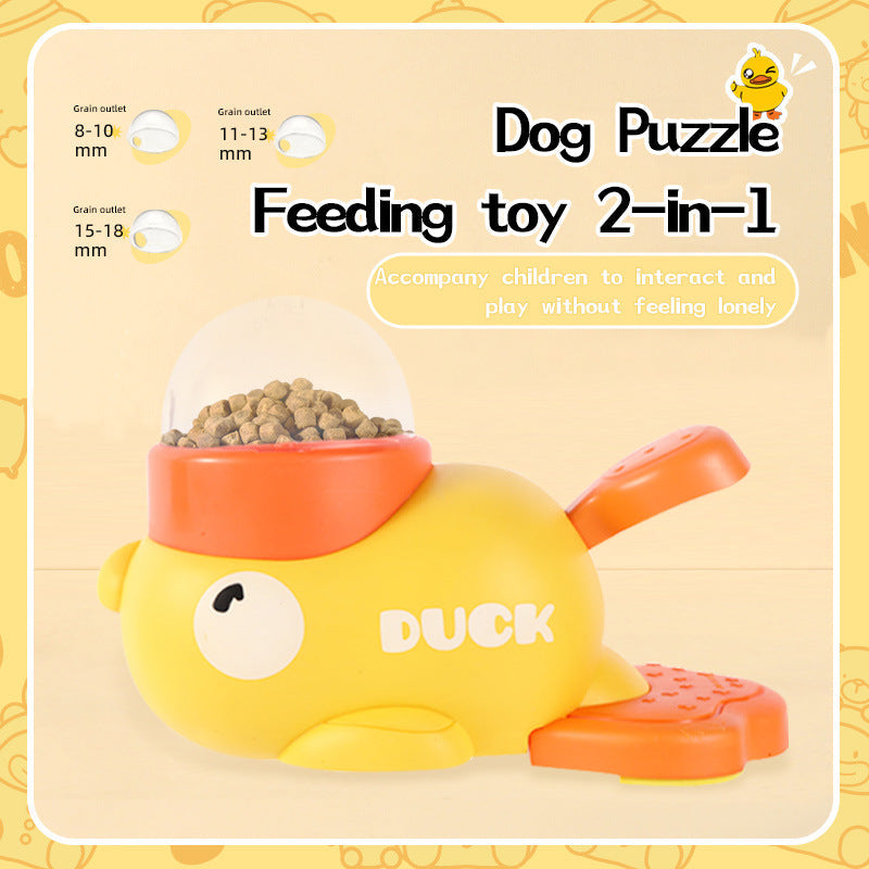 EliteBrain™ | Cartoon Duck Puzzle Toy - Mental Stimulation & Slow Feeding Station