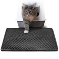 EliteShield™ | Easy-Empty Cat Litter Trapper - Splash Guard & Soft-Touch Paw Filter Mat